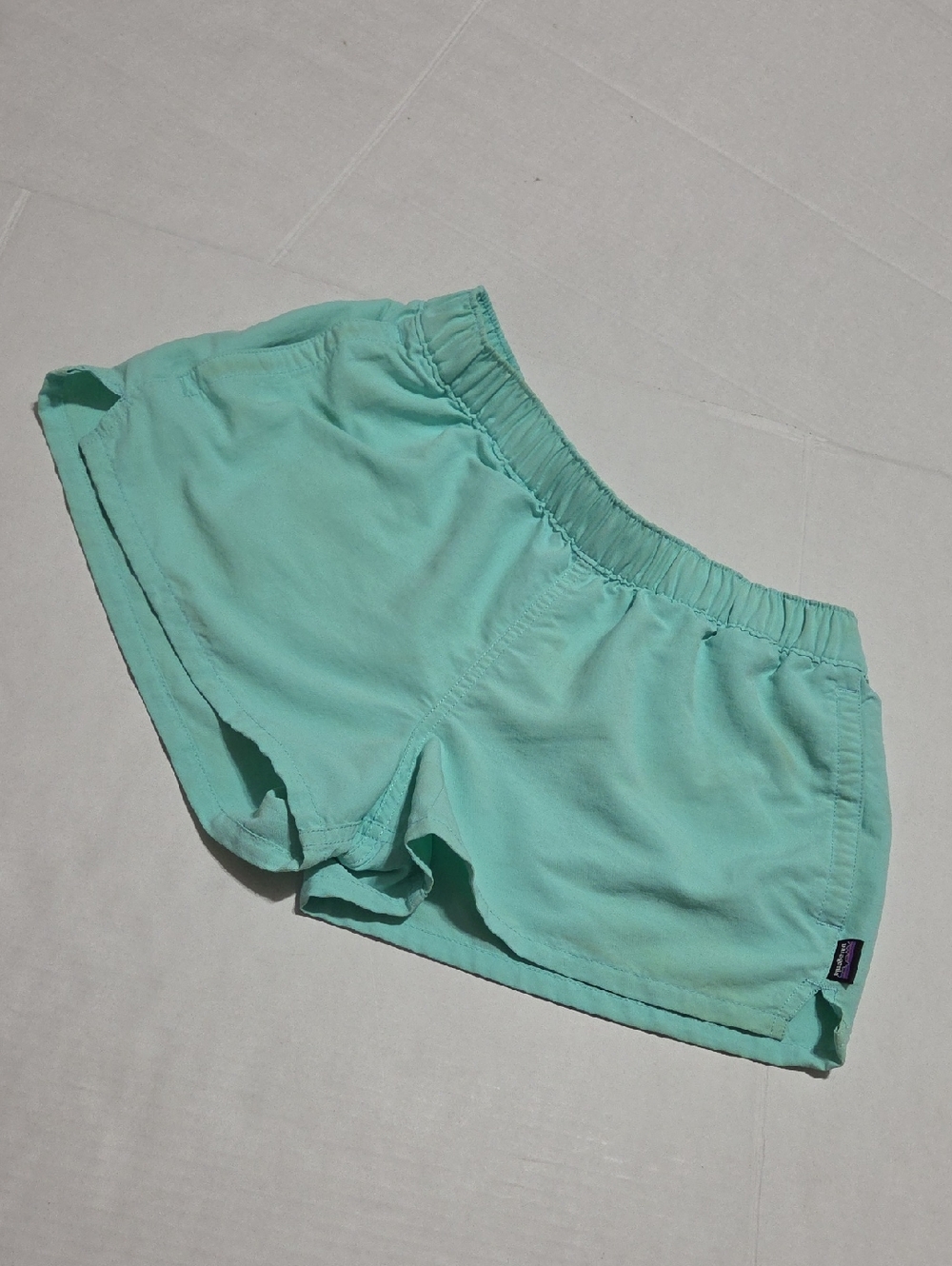 Patagonia Women's Mint Green Athletic Shorts